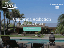 Tablet Screenshot of hopebythesea.com